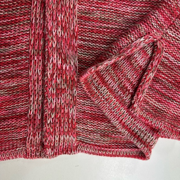 J. Jill Women's Red Open-Front Midi Cardigan Sweater 2X - Picture 8 of 9